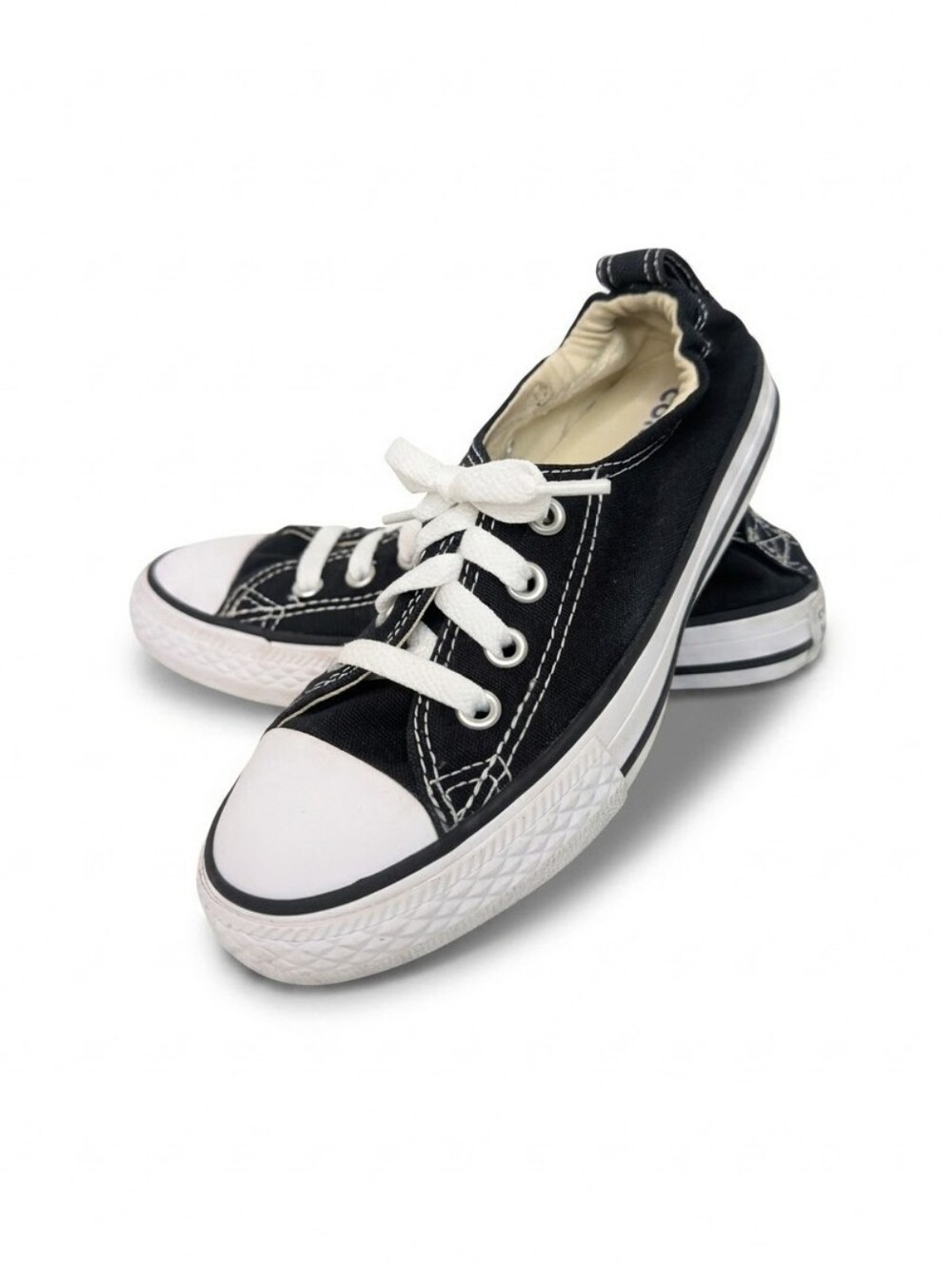 Converse Chuck Taylor All Star Black White Sneakers  | Size 13 (Kids)